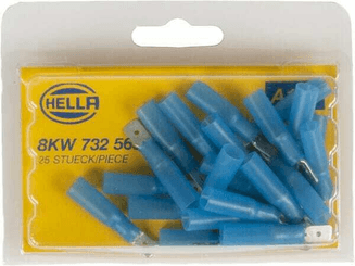 Pièces agricoles - Electricité - Fiche plate bleue 1,5-2,5 mm²