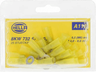 Pièces agricoles - Electricité - Cosse de câble jaune 4-6 mm²
