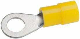 Pièces agricoles - Electricité - Cosse de câble jaune 4-6 mm²