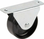 Roue fixe roulement en polyamide Ø45x18mm, Fixation de plaque: 67x24mm Load: 40kg, Tente