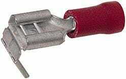 Pièces agricoles - Electricité - Fiche plate rouge 0,5-1 mm²