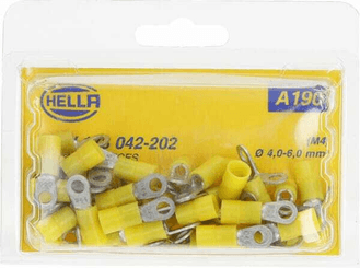 Pièces agricoles - Electricité - Cosse de câble jaune 4-6 mm²