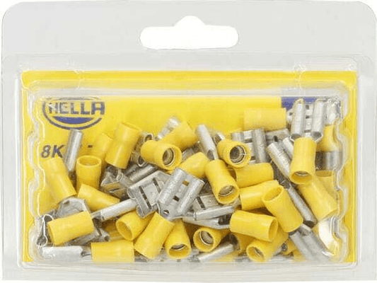 Pièces agricoles - Electricité - Fiche plate jaune 4-6 mm²