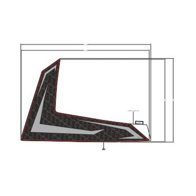 Pièces Quad & Motos - Pièces communes - DECAL-SIDE PANEL,MIDDLE,RH Polaris origine