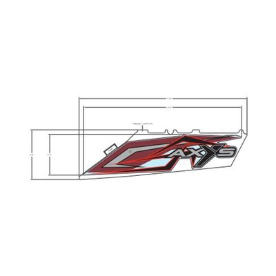Pièces Quad & Motos - Pièces communes - DECAL-TUNNEL, AXYS ,LH Polaris origine