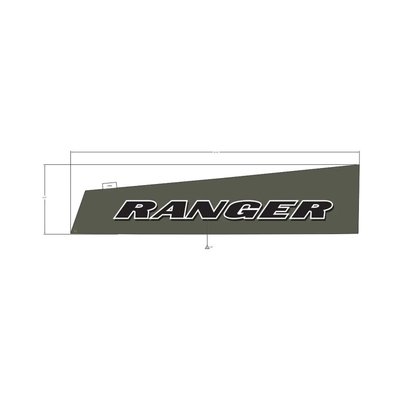 Pièces Quad & Motos - Pièces communes - DECAL-BOX,RGR,LH Polaris origine