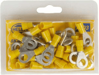 Pièces agricoles - Electricité - Cosse de câble jaune 4-6 mm²