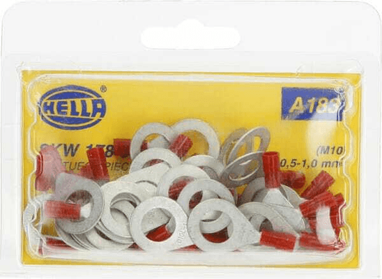 Pièces agricoles - Electricité - Cosse de câble rouge 0,5-1,5 mm²