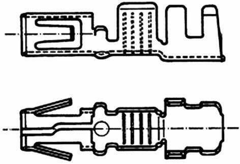 Pièces agricoles - Electricité - Douille de cosse ronde 1-2,5 mm²