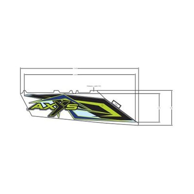 Pièces Quad & Motos - Pièces communes - DECAL-TUNNEL, AXYS ,RH Polaris origine