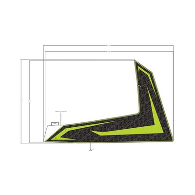 Pièces Quad & Motos - Pièces communes - DECAL-SIDE PANEL,MIDDLE,LH Polaris origine