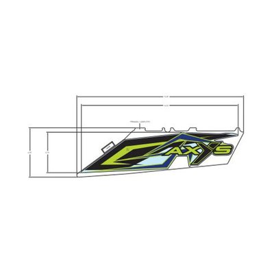 Pièces Quad & Motos - Pièces communes - DECAL-TUNNEL, AXYS ,LH Polaris origine