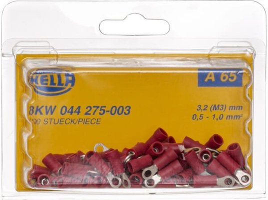 Pièces agricoles - Electricité - Cosse de câble rouge 0,5-1 mm²