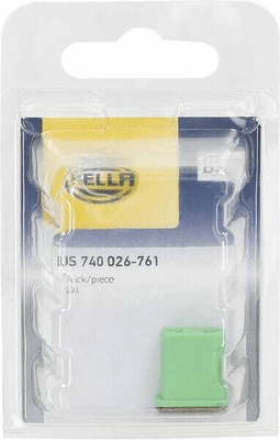 Pièces agricoles - Electricité - Fusible pal 40A longueur 12mm vert Hella