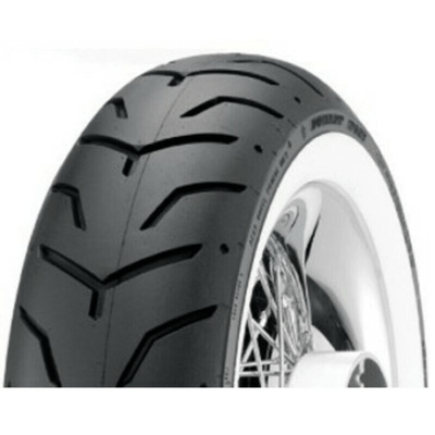 Pièces Quad & Motos - Pneumatiques - Pneu DUNLOP D407 SW (HARLEY-D) Flancs Blancs Fins 180/65 B 16 M/C 81H TL
