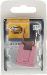Pièces agricoles - Electricité - Fusible pal 30A longueur 15mm rose Hella