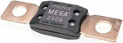Pièces agricoles - Electricité - Fusible méga 225A longueur 68,6mm brun Hella