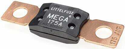 Pièces agricoles - Electricité - Fusible méga 150A longueur 68,6mm rouge Hella