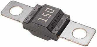 Pièces agricoles - Electricité - Fusible midi 32V 150A longueur 41,1mm gris Hella
