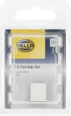 Pièces agricoles - Electricité - Fusible pal 25A longueur 12mm transparent Hella
