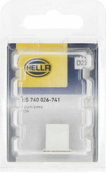 Pièces agricoles - Electricité - Fusible pal 25A longueur 12mm transparent Hella