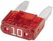 Fusible lame mini 10A longueur 19mm rouge Hella