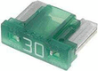 Fusible mini blade low 30A longueur 8,4mm vert pack 5x Hella