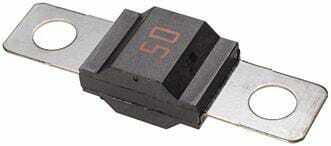 Pièces agricoles - Electricité - Fusible midi 32V 50A longueur 41,1mm rouge Hella