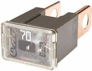 Pièces agricoles - Electricité - Fusible pal 70A longueur 15mm brun Hella