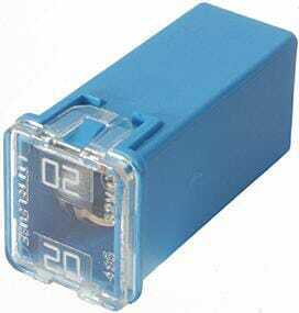 Pièces agricoles - Electricité - Fusible pal 20A longueur 23,1mm bleu Hella