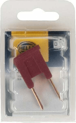 Pièces agricoles - Electricité - Fusible pal 50A longueur 15mm rouge Hella