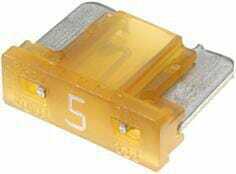 Pièces agricoles - Electricité - Fusible mini blade low 5A longueur 8,4mm orange pack 5x Hella