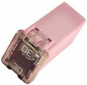 Pièces agricoles - Electricité - Fusible pal 30A longueur 23,1mm rose Hella