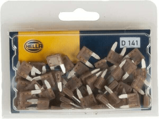 Pièces agricoles - Electricité - Fusible lame mini 5A longueur 10,9mm beige pack 50x Hella