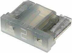 Pièces agricoles - Electricité - Fusible lame mini 2A longueur 8,4mm gris pack 5x Hella