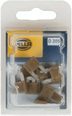Pièces agricoles - Electricité - Fusible lame mini 32V 7,5A longueur 16,3mm brun pack 10x Hella