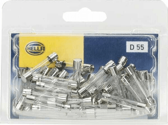 Pièces agricoles - Electricité - Fusible verre 15A longueur 32mm transparent pack 50x Hella