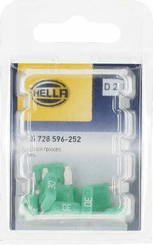 Pièces agricoles - Electricité - Fusible lame mini 32V 30A longueur 16,3mm vert pack 10x Hella