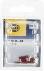 Pièces agricoles - Electricité - Fusible mini blade low 10A longueur 8,4mm rouge pack 5x Hella