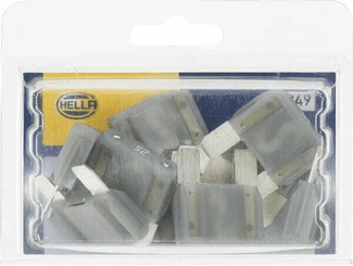 Pièces agricoles - Electricité - Fusible lame maxi 25A longueur 34,1mm gris pack 10x Hella