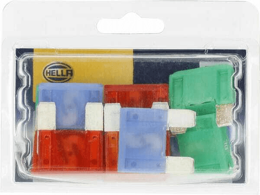 Pièces agricoles - Electricité - Assortiment de fusible lame maxi longueur 25mm Hella