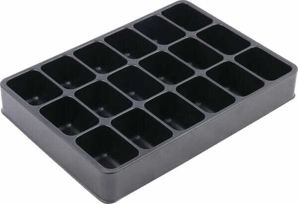 Pièces agricoles - Outils atelier - Insert avec 18 compartiments, en plastique
