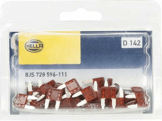 Pièces agricoles - Electricité - Fusible lame mini 7,5A longueur 10,9mm brun pack 50x Hella