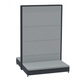 KIT GONDOLE SUIVANT DOUBLE H1550MM X P500MM RAL7016/7042 (P25)
