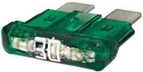 Fusible lame standard 12V 30A longueur 18,8mm vert pack 10x Hella