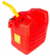 Jerrican plastique 20 litres rouge