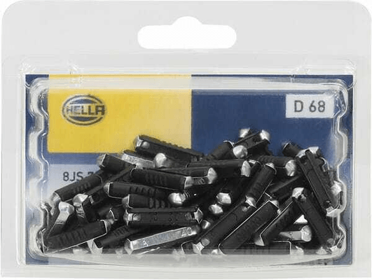 Pièces agricoles - Electricité - Fusible stéatite 40A longueur 25mm gris pack 100x Hella