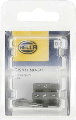 Pièces agricoles - Electricité - Fusible lame standard 32V 2A longueur 18,8mm gris pack 5x Hella