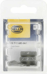 Pièces agricoles - Electricité - Fusible lame standard 32V 2A longueur 18,8mm gris pack 5x Hella