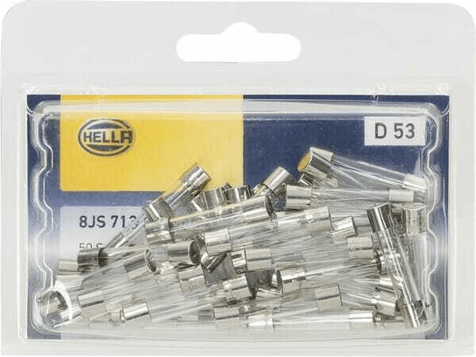 Pièces agricoles - Electricité - Fusible verre 5A longueur 32mm transparent pack 50x Hella
